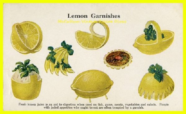 Sunkist Lemon Garnish