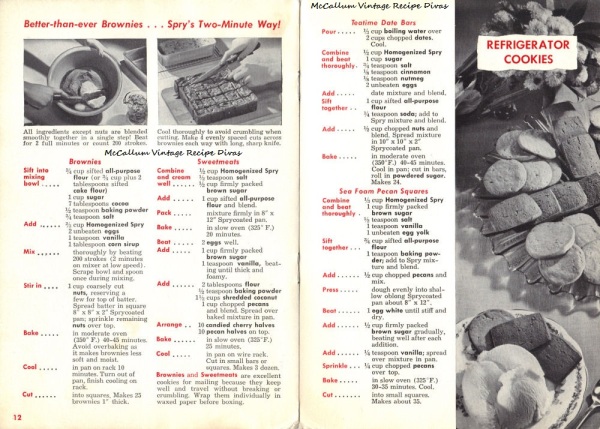 Aunt Jenny’s Old-Fashioned Christmas Cookies Recipe Book Page 12-13