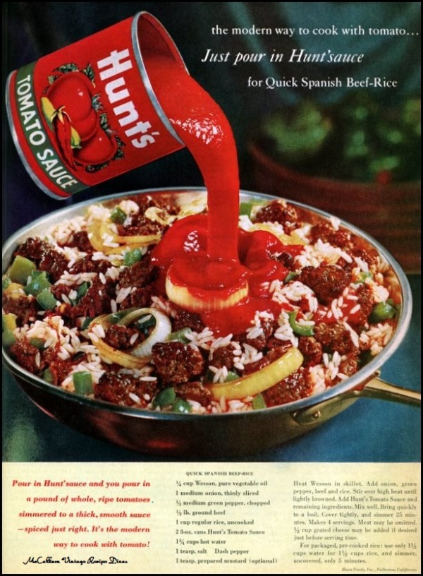 Quick Spanish Beef-Rice-1961